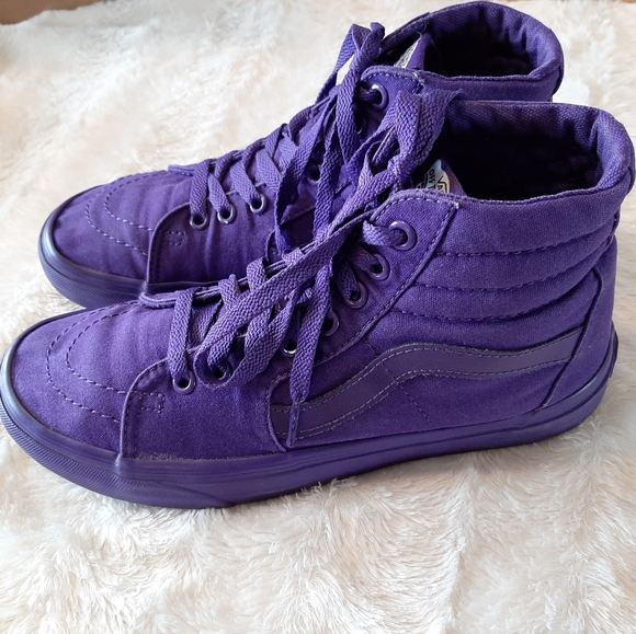 purple high tops